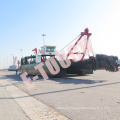 High efficency sand dredger with diesel engine driven